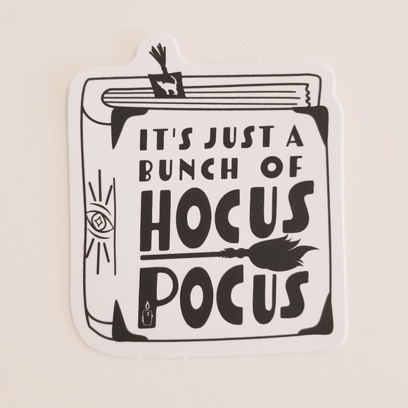 10/$10 Hocus Pocus Book Sticker - Picture 1 of 1